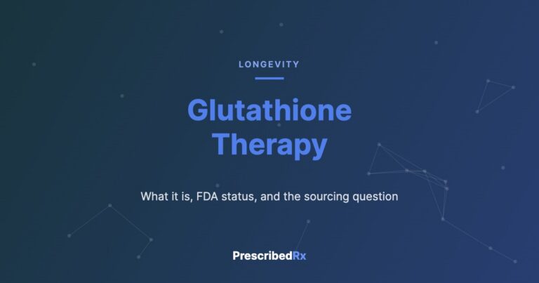 Glutathione therapy guide, PrescribedRX