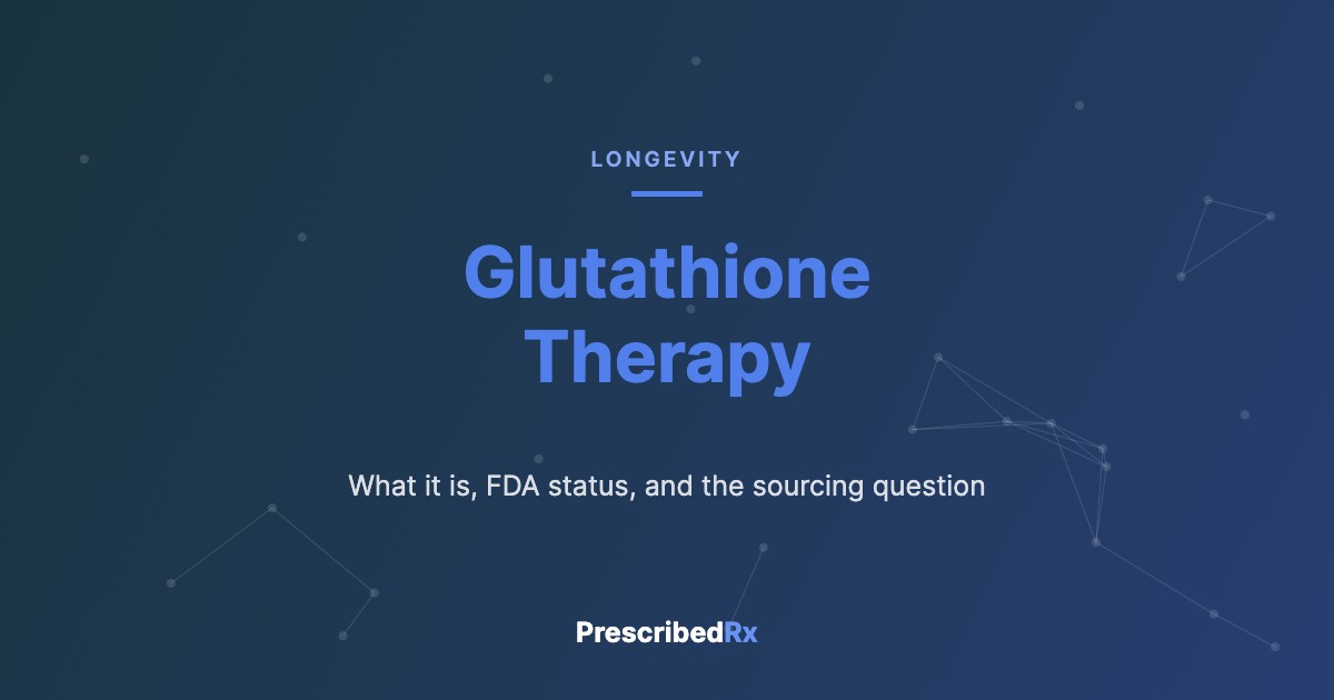 Glutathione therapy guide, PrescribedRX