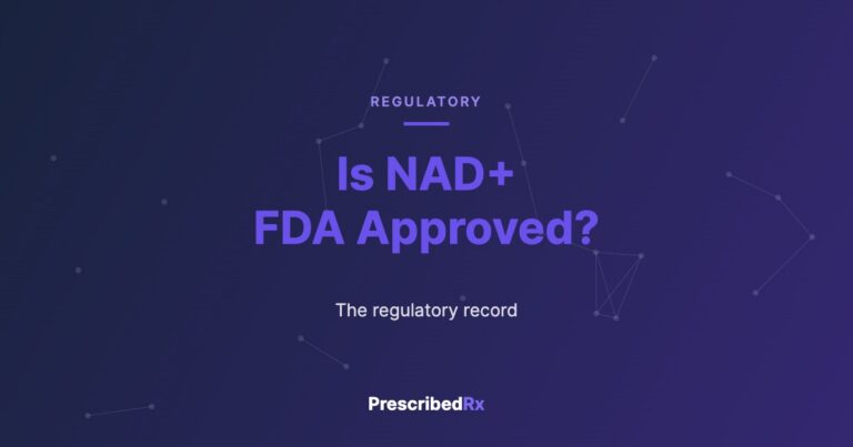 Is NAD+ FDA approved, PrescribedRX