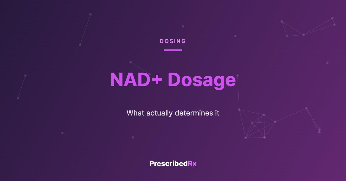 NAD+ dosage, PrescribedRX