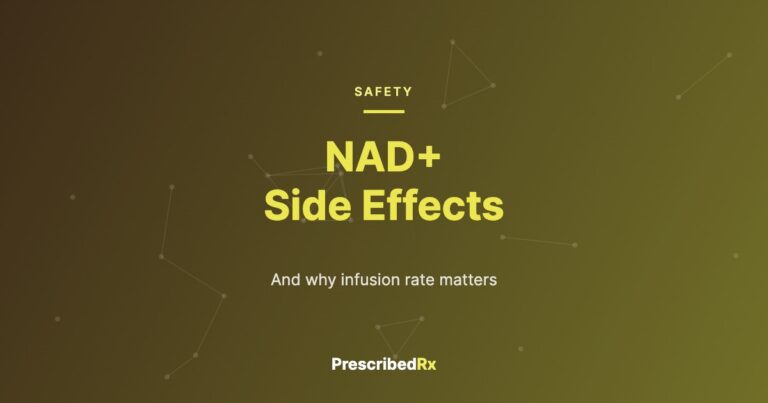 NAD+ side effects, PrescribedRX
