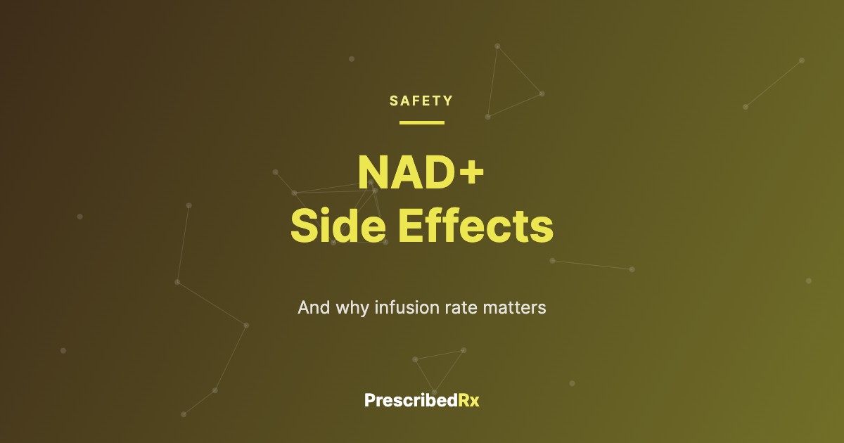 NAD+ side effects, PrescribedRX