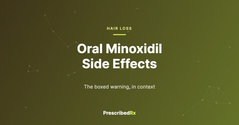 Oral minoxidil side effects, PrescribedRX