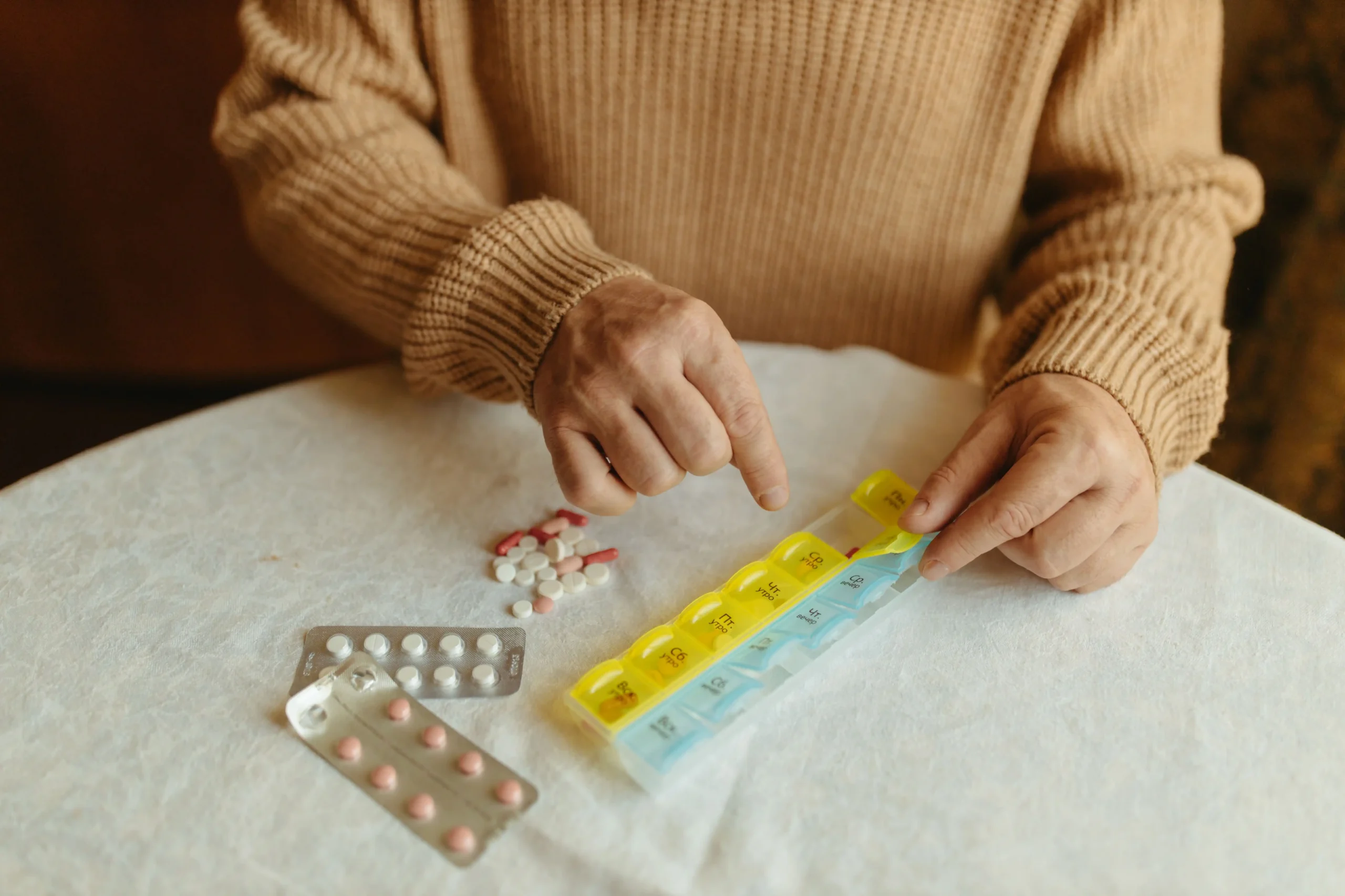 Patient following a medication schedule for PCT after TRT.