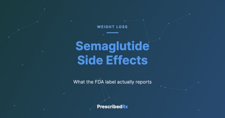 Semaglutide side effects, PrescribedRX