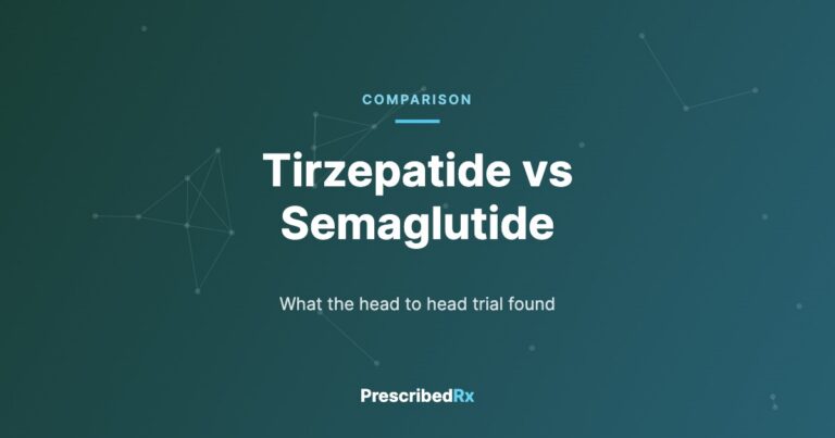 Tirzepatide versus semaglutide, PrescribedRX